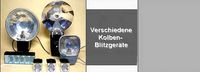 Verschiedene Kolben-Blitzger&auml;te